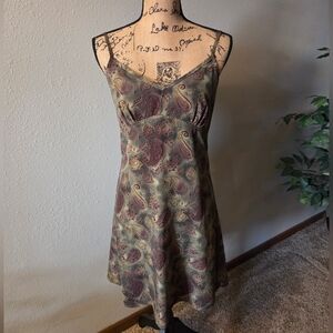 Paisley print dress